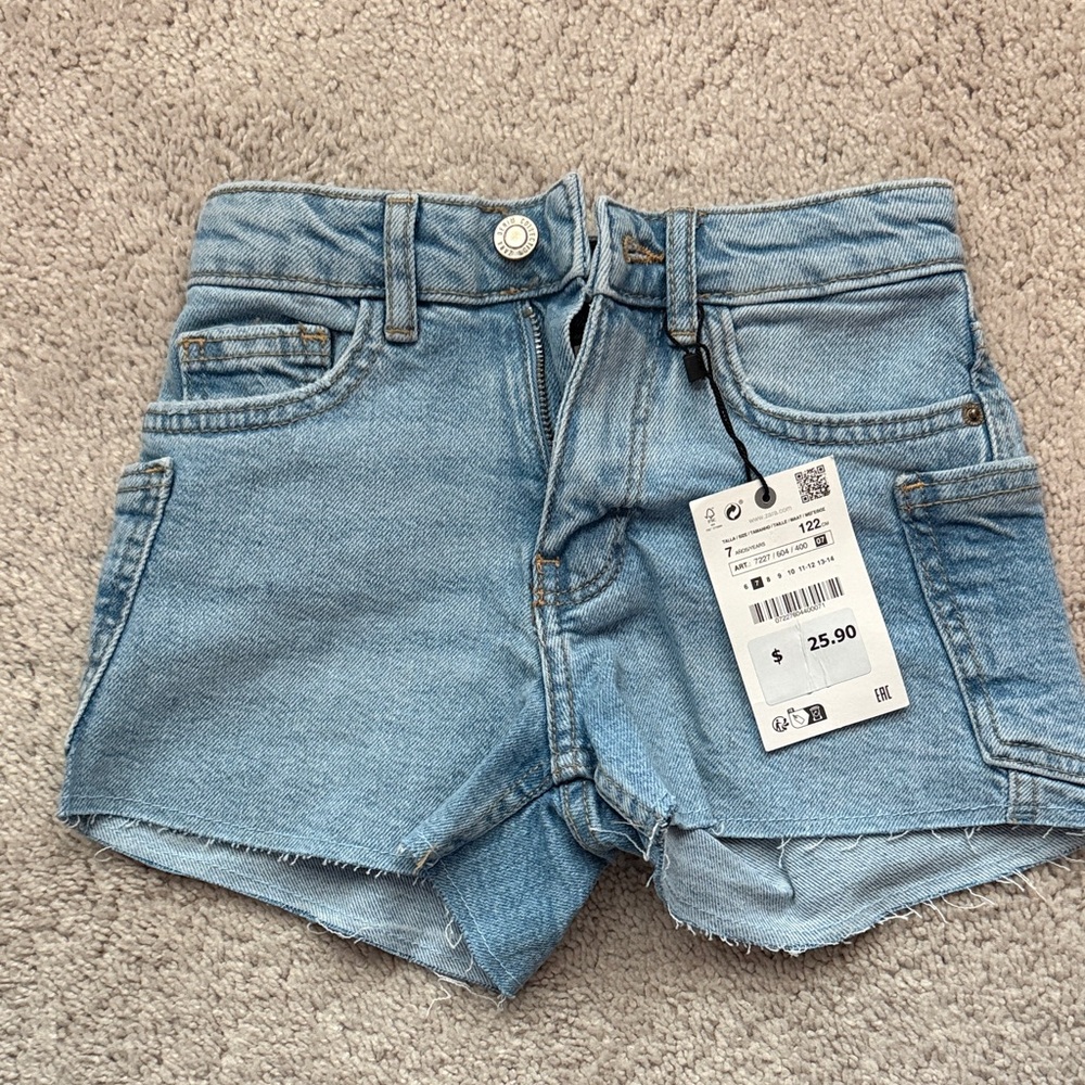 ZARA Girls Denim Shorts